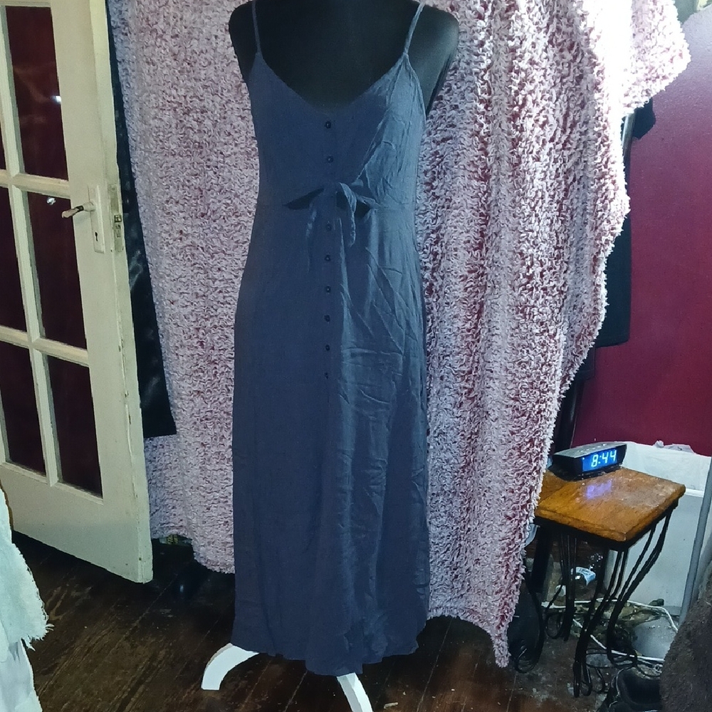 Topshop Grey Maxi Dress